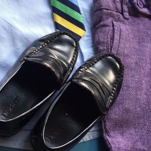 Dexter black patent dress shoes